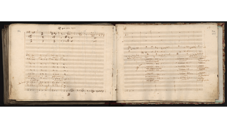 Gioachino Rossini, L’italiana in Algeri, Aria der Elvira Nella testa ho un campanello, Autograf, 1813