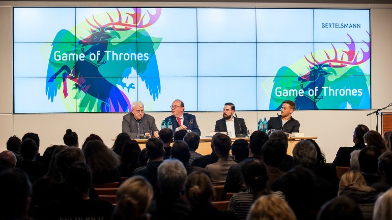 Der Game-of-Thrones-Abend in Unter den Linden 1, April 2015