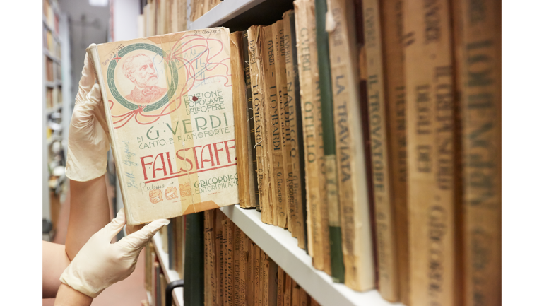 Falstaff im Archivio Storico Ricordi
