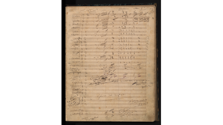 Giuseppe Verdi, Otello, Autograf der Partitur, 1887