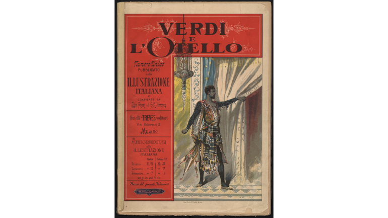 Sonderheft der Zeitschrift Illustrazione Italiana zur Premiere von Giuseppe Verdis Otello, 1887