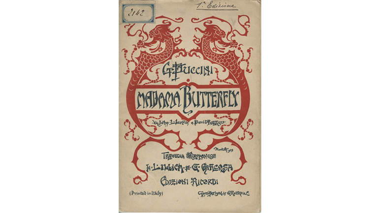 Giacomo Puccini, Madama Butterfly, Libretto der Uraufführung, Mailand, Teatro alla Scala, 1904