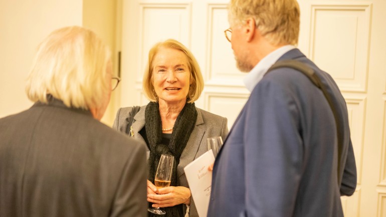 Barbara Schneider-Kempf, Generaldirektorin der Staatsbibliothek zu Berlin, im Ge-spräch