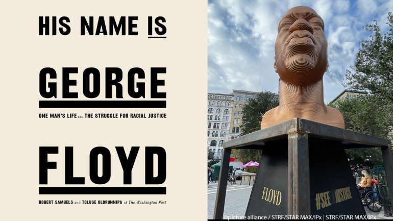 Erinnerung an George Floyd im Union Square Park in Manhattan