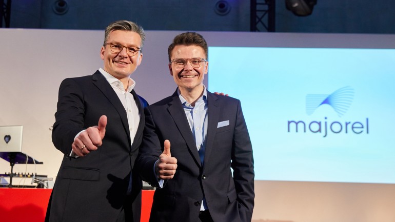 CEO Majorel Thomas Mackenbrock (links) und Oliver Carlsen