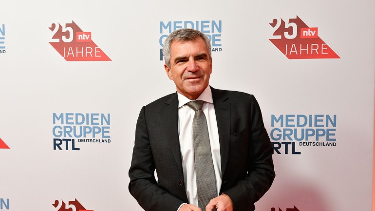 Geschäftsführer Hans Demmel in der Berliner Bertelsmann-Repräsentanz. © MG RTL D / Adamik