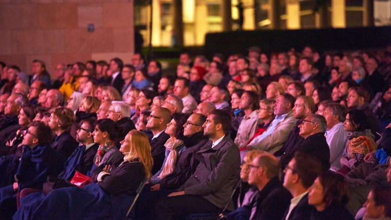 UFA Filmnächte 2014 auf dem Kolonnadenhof der Museumsinsel