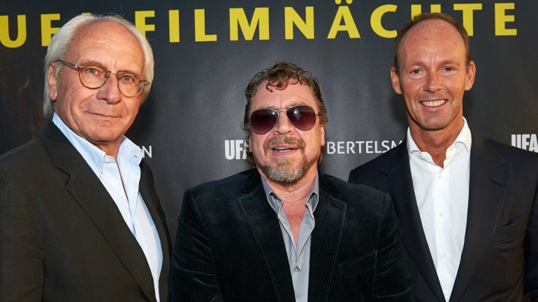 Thomas Rabe, Wolf Bauer und Armin Rohde, Filmpate der UFA Filmnächte 2014