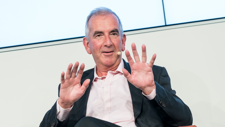 Robert Harris erzählte dem Publikum, wie das Buch zustande kam.