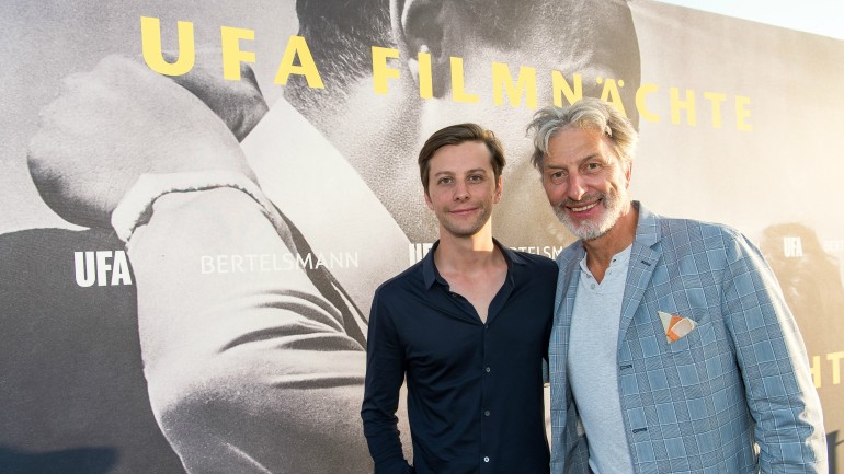 Rufus Beck mit seinem Sohn, dem Schauspieler Jonathan Beck