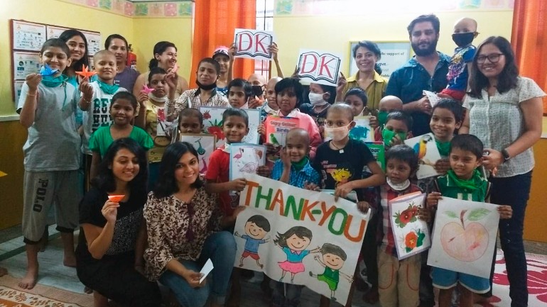 Mitarbeiter von DK India besuchten ein Kinderkrankenhaus in Neu-Delhi.