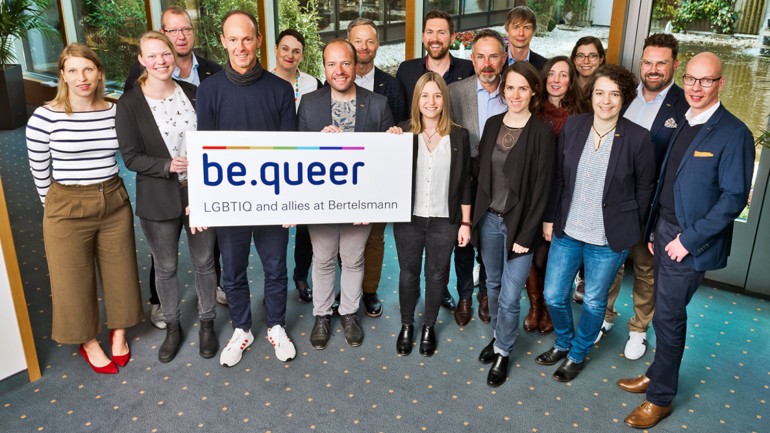 &#34;be.queer&#34;-Kernteam mit Thomas Rabe