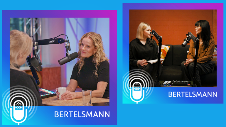 Anlässlich des Weltfrauentags kommen im „Bertelsmann Erleben“-Podcast zwei inspirierende Frauen zu Wort.